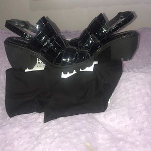 EUC Opening Ceremony Crocodile Wedge Sandal